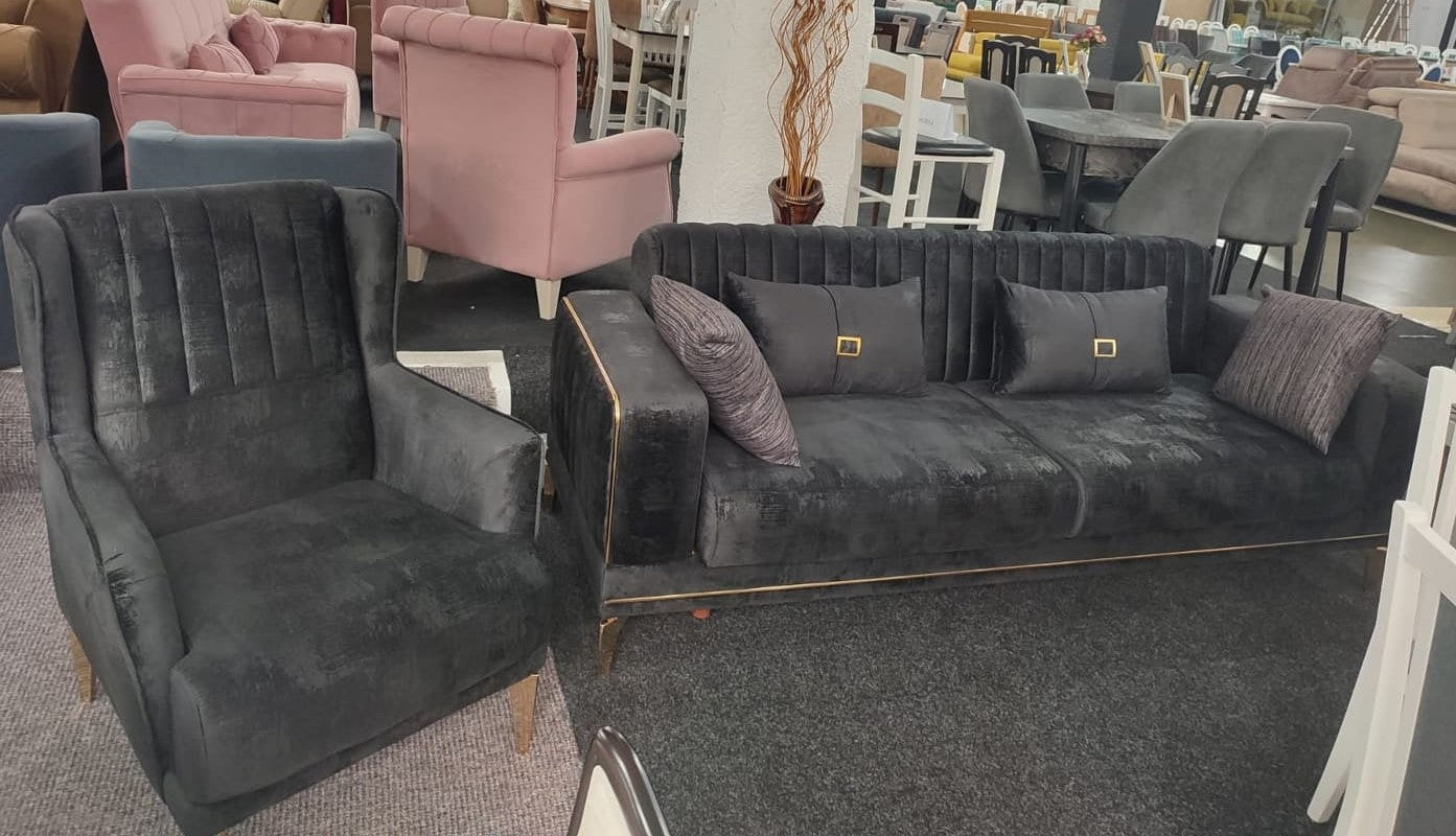 Canapea extensibilă 3 locuri cu spațiu de depozitare Intra