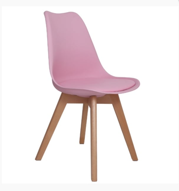 Scaun Celia, cadru lemn fag - imitatie piele