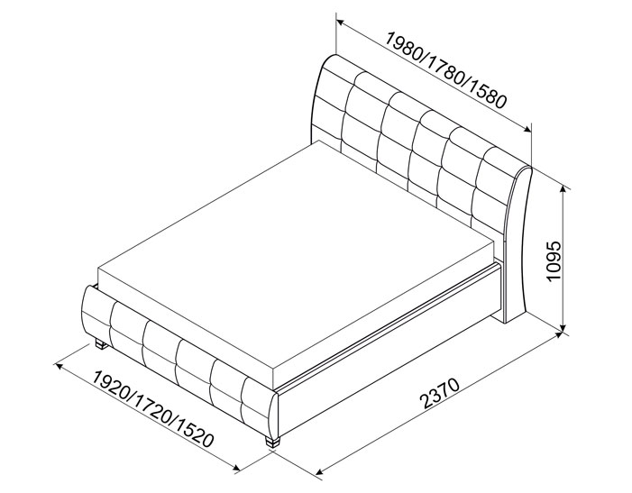 Pat Limbo, pat cu ladă de depozitare