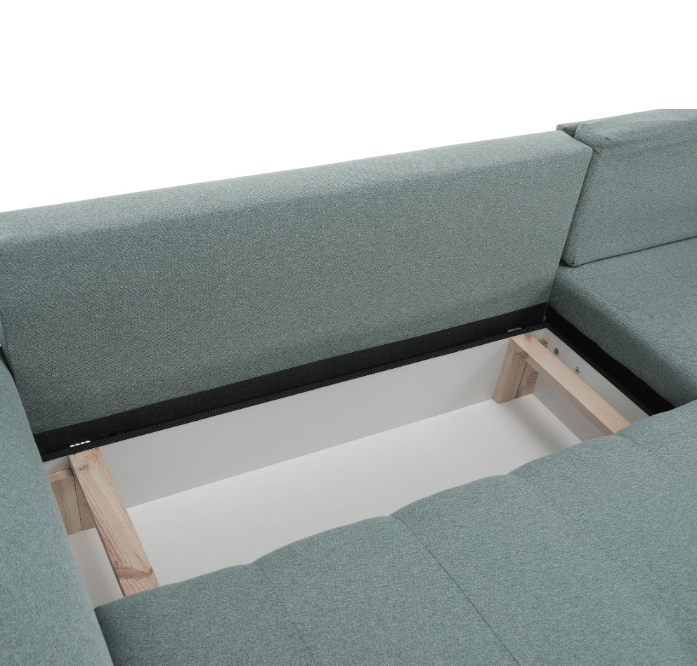 Colțar extensibil cu spațiu de depozitare Devlin