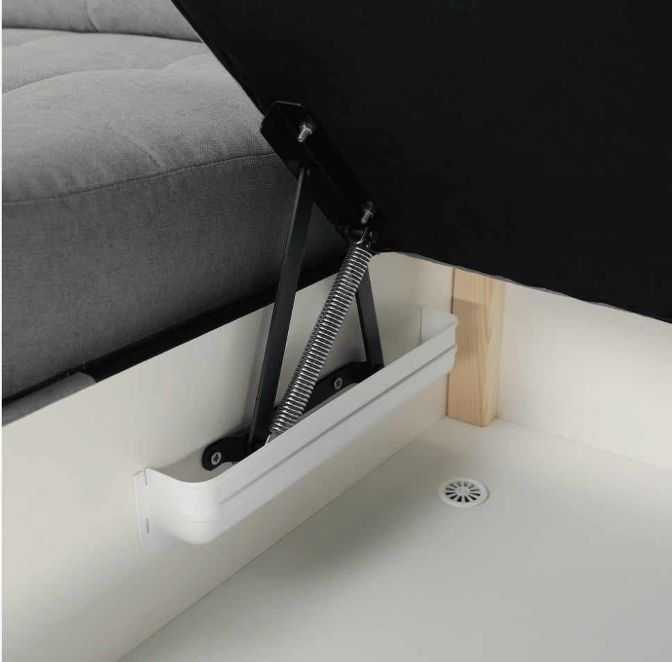 Colțar extensibil cu spațiu de depozitare Evangelin