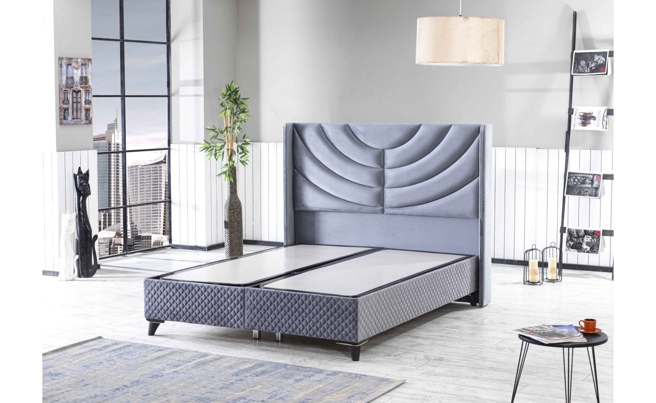 Pat cu spațiu de depozitare Bora 160x200