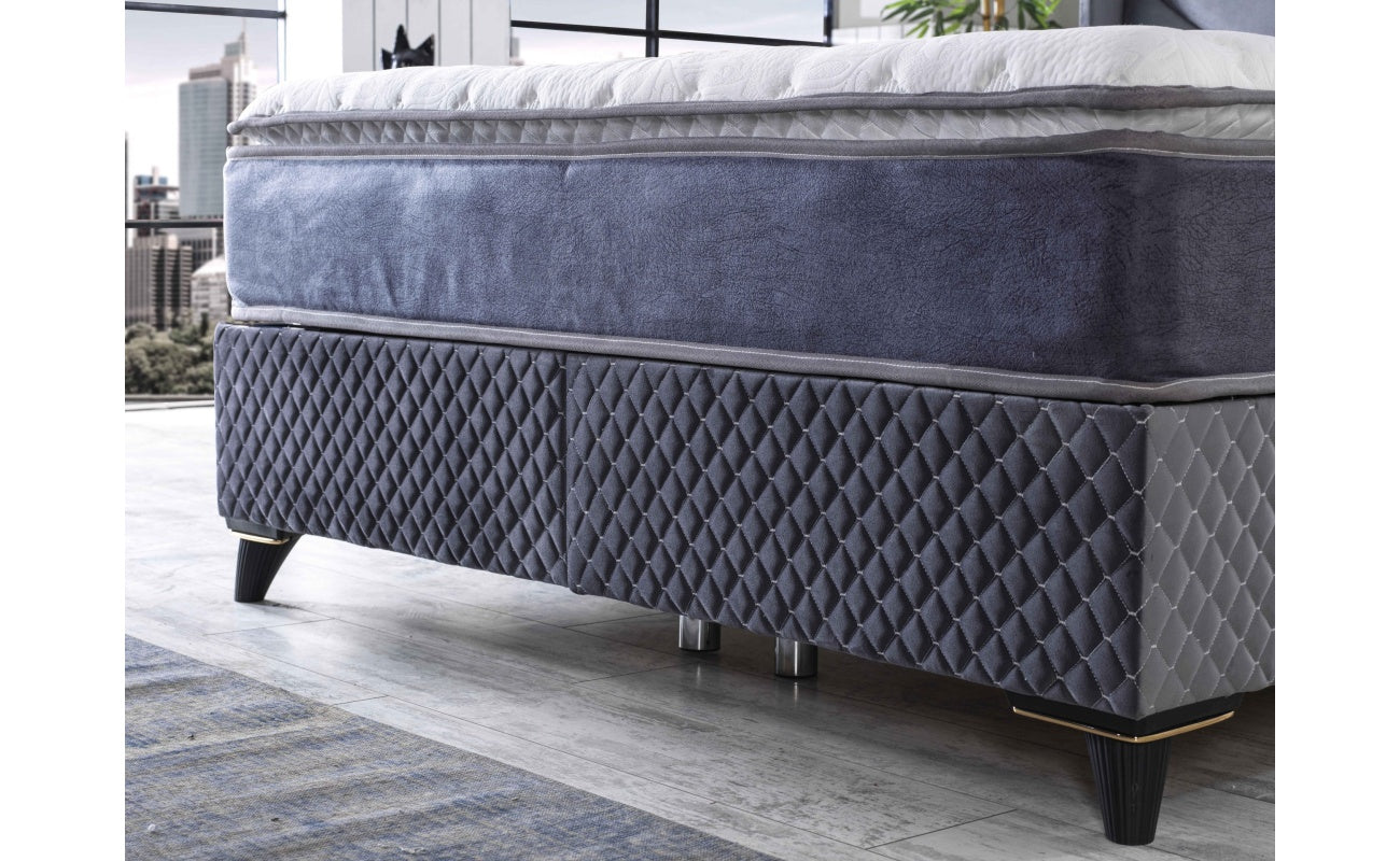 Pat cu spațiu de depozitare Bora 160x200