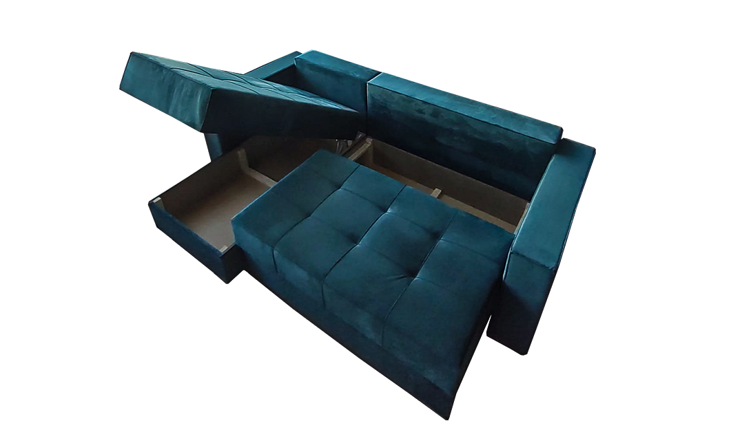 Colțar XXS extensibil cu spațiu de depozitare Claudia