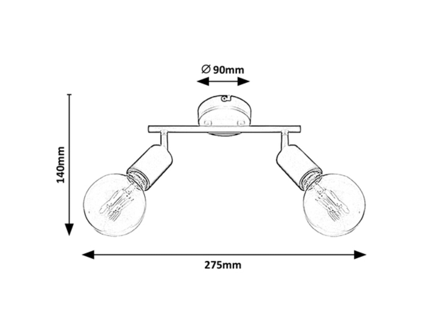 Lampă spot dublu 3987