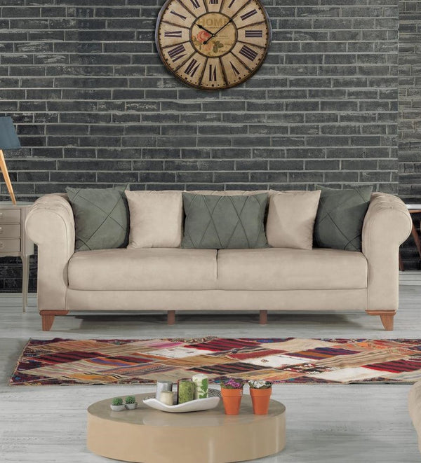 Canapea extensibilă pe stil chesterfild Erciyes